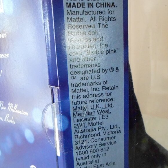 Vintage Millennium 2000 Princess Barbie Doll Mattel Special Edition #24154-NIB - Picture 6 of 7